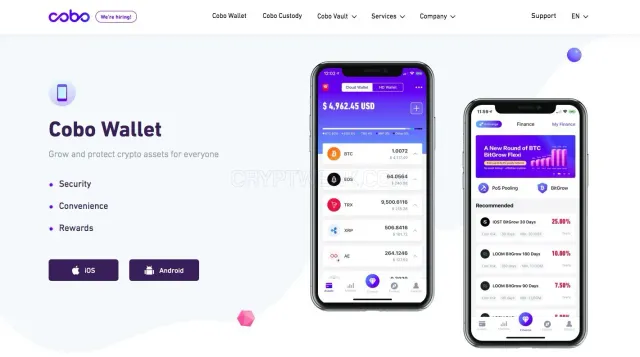 Cobo wallet website