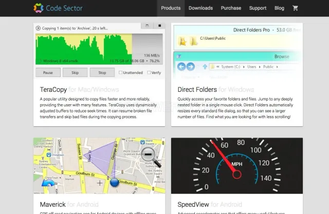 Code Sector website