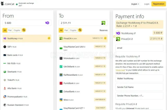 CoinCat website
