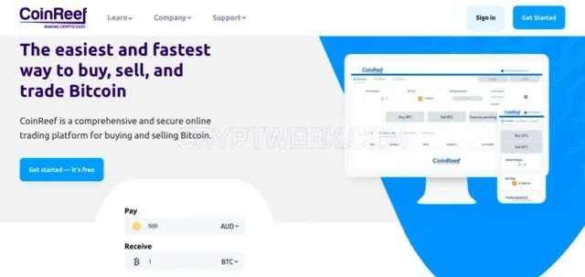 CoinReef website