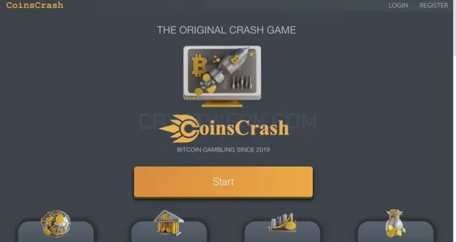 CoinsCrash website