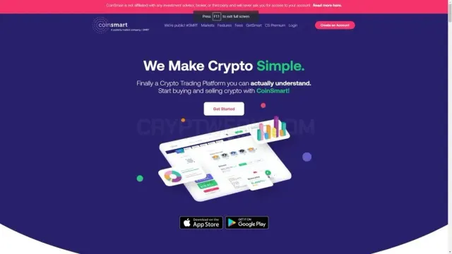CoinSmart website
