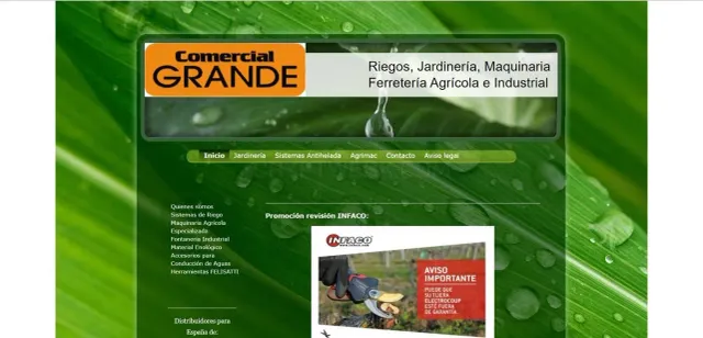 Comercial Grande website