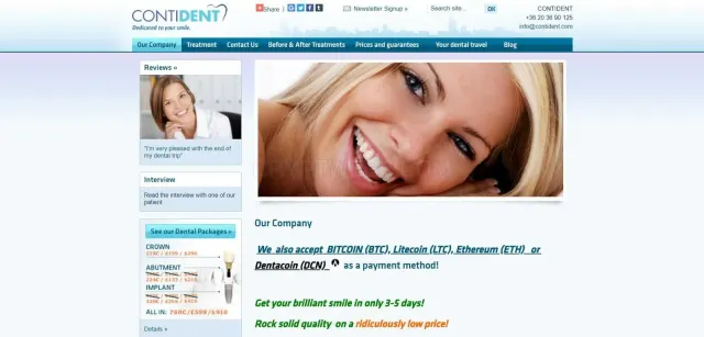 Contident website