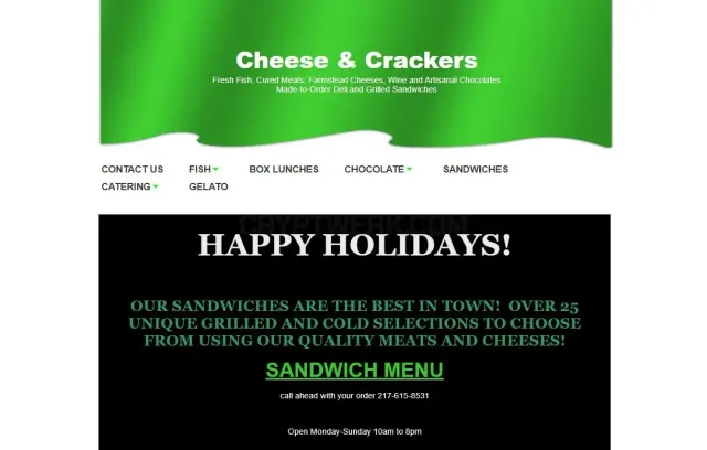 Crackerscheese.com website