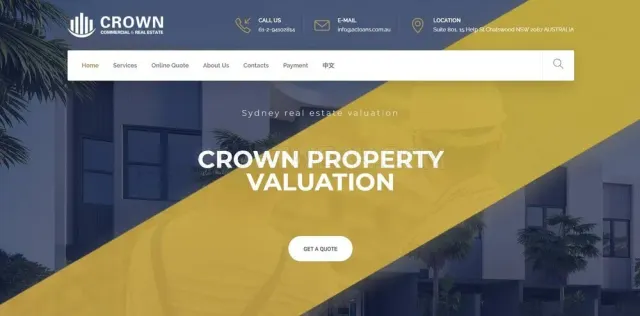 Crown Valuation website