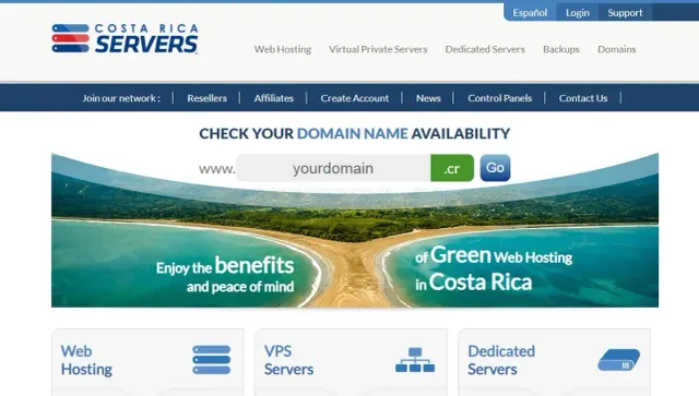 CRServers.com website