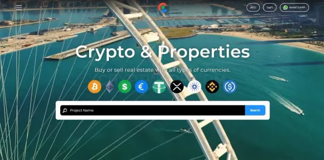 Crypto and Properties website