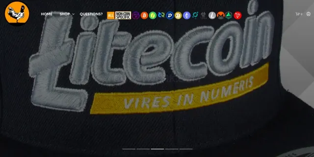 Crypto Bantam Clothing website