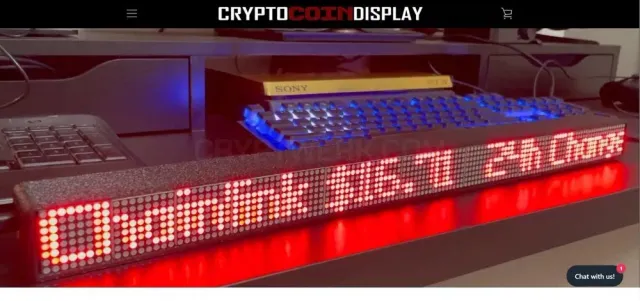 Crypto Coin Display website