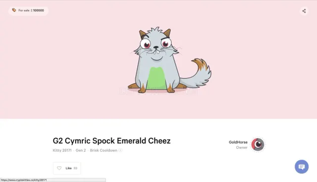 CryptoKitties website