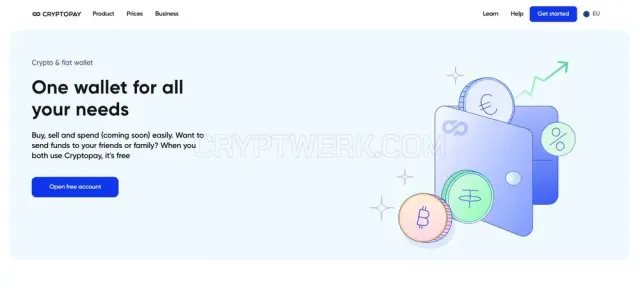 CryptoPay website