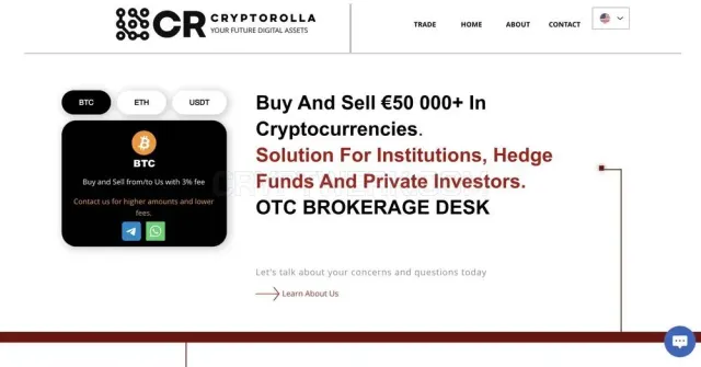 CryptoRolla website