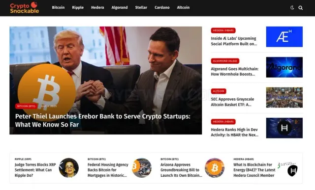 cryptosnackable website