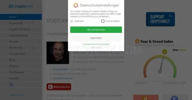 Cryptoworld website