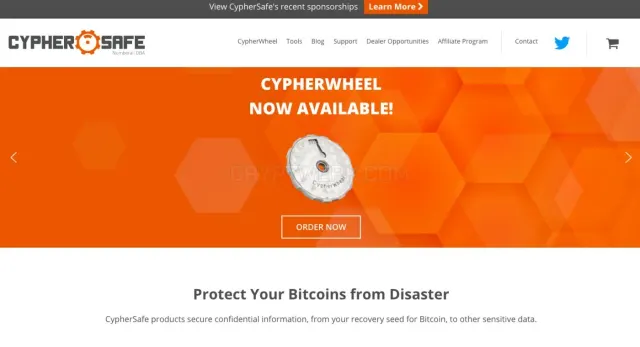 Cyphersafe.io website