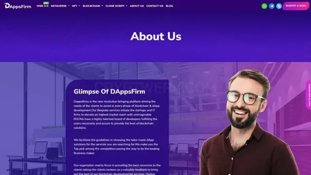 Dappsfirm website