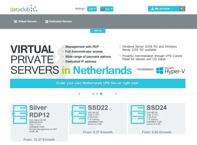 Data Club website