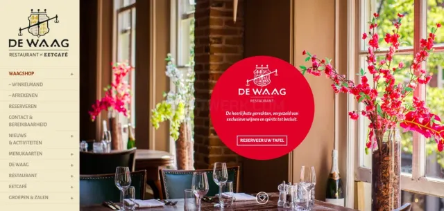 De Waag website