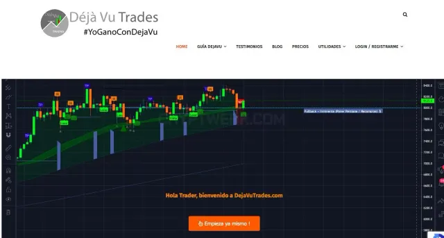 DejaVu Trades website
