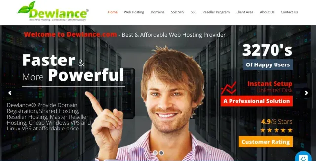 Dewlance website