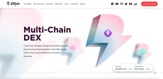 Dfyn Network website