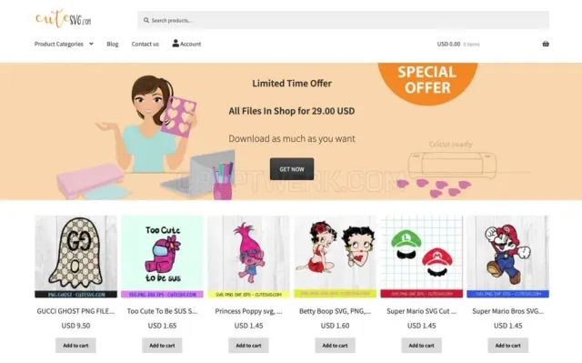 CUTESVG.COM website