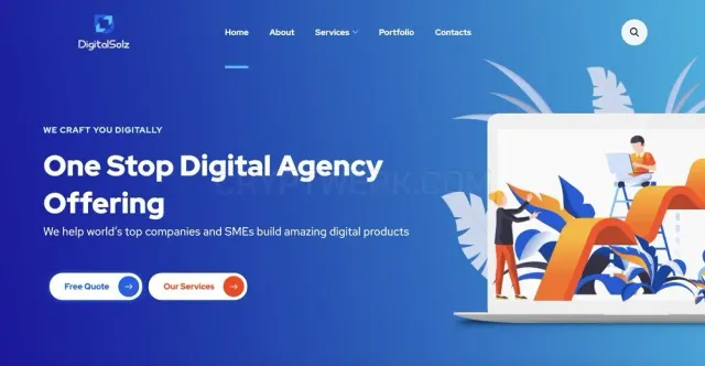 Digital Solz website