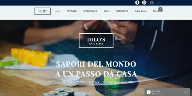 Dilo's cafe & bar website