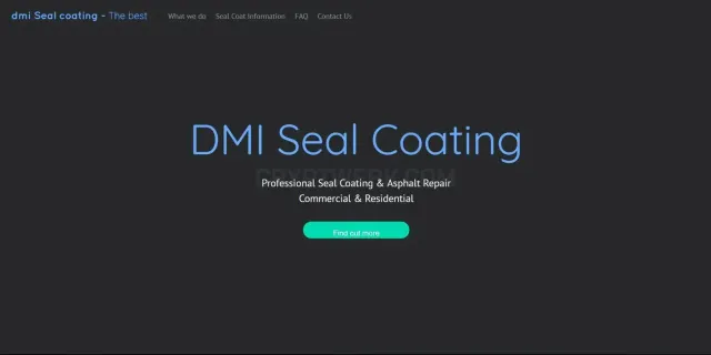 DMI Seal Coating website