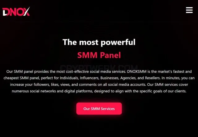 DNOXSMM website