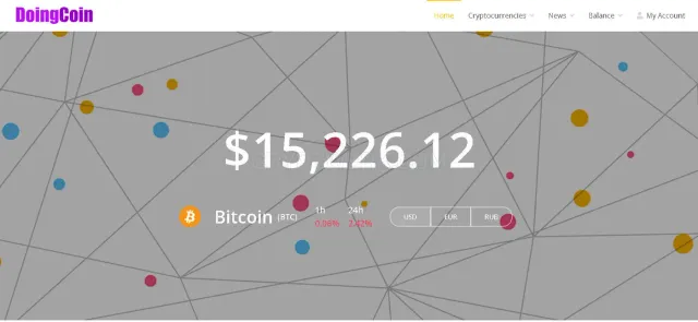 DoingCoin website