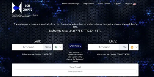 Dor-crypto website