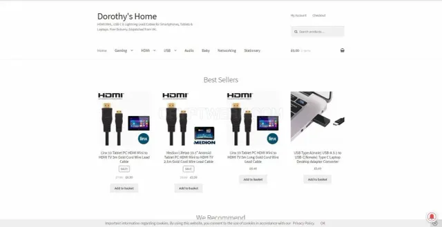 Dorothys Home website