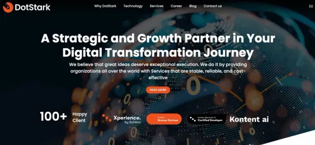 DotStark Technologies Pvt. LTD website