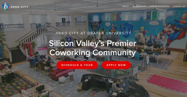 Draper Hero City website