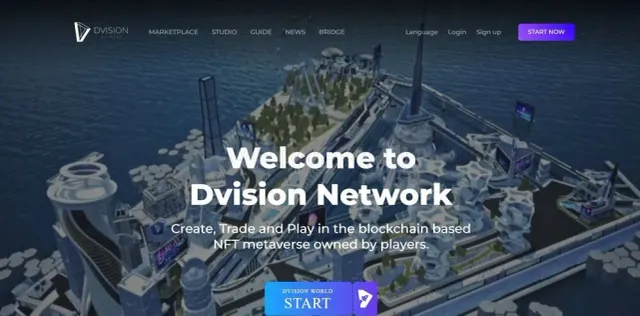 Dvision Network website