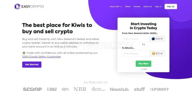 Easy Crypto website
