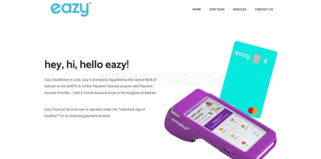 Eazy Financial Services website
