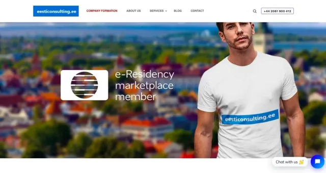 Eesticonsulting.ee website