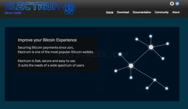 Electrum Wallet website