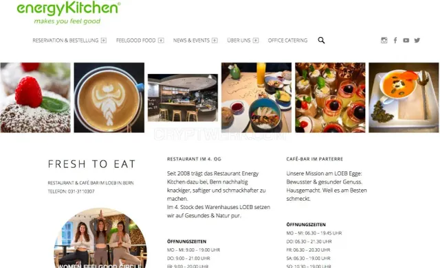 Energy Kitchen website