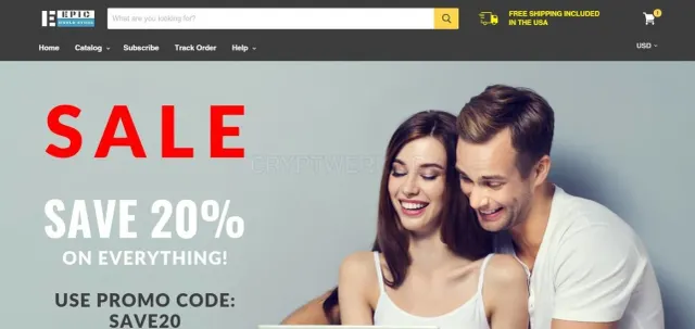 Epic World Store website