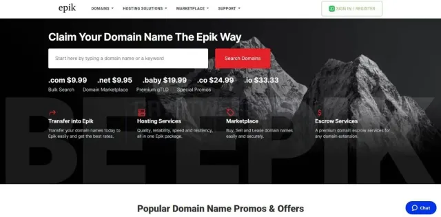 Epik website