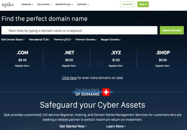 Epik.com website