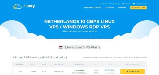 Estoxy website
