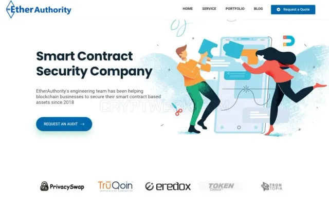 EtherAuthority website