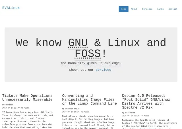 Evalinux.com website