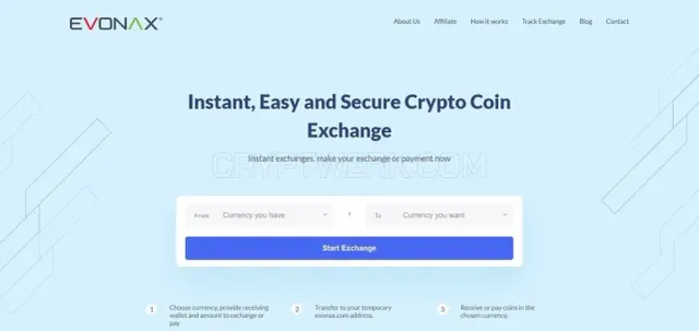 Evonax website