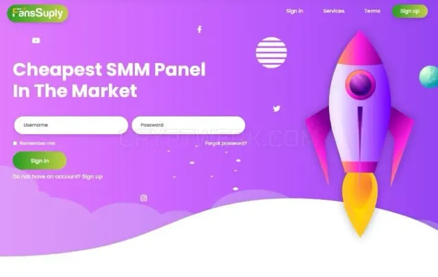Fanssuply website